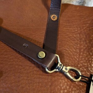 Handmade Real Genuine Leather Bag Strap, Crossbody Bag Replacement ...