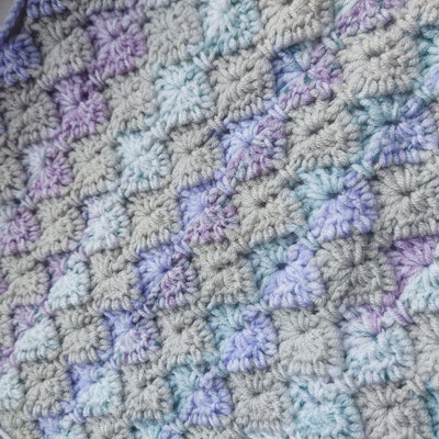 Interlocking Shell Stitch Crochet Blanket PATTERN / Easy - Etsy