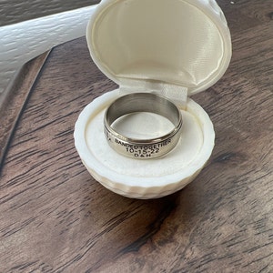 Golf ball store wedding band