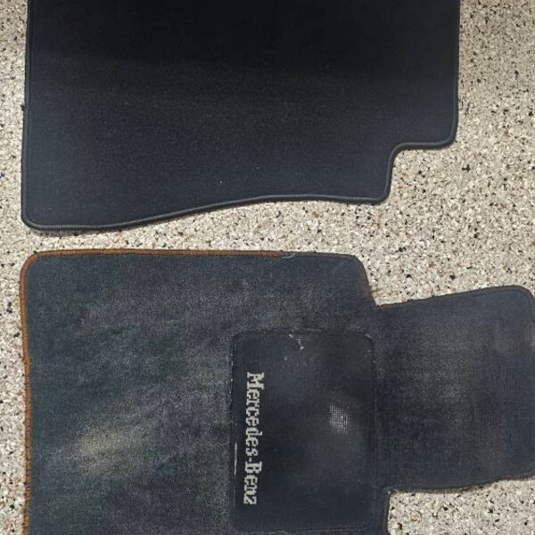 Lengenfelder Grey Grosgrain Floor Mats For Mercedes-Benz W211 S211 E-Class – NEW