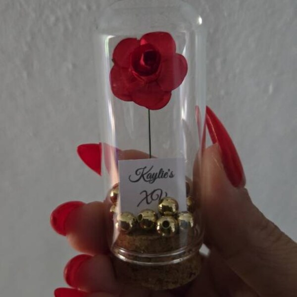 Beauty and the Beast Mini Glass Wedding Favors for Guests, Wedding ...