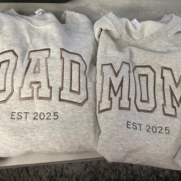 Embroidered Cool Moms-dads Club Sweatshirt, Mama Sweater, Mother's Day ...