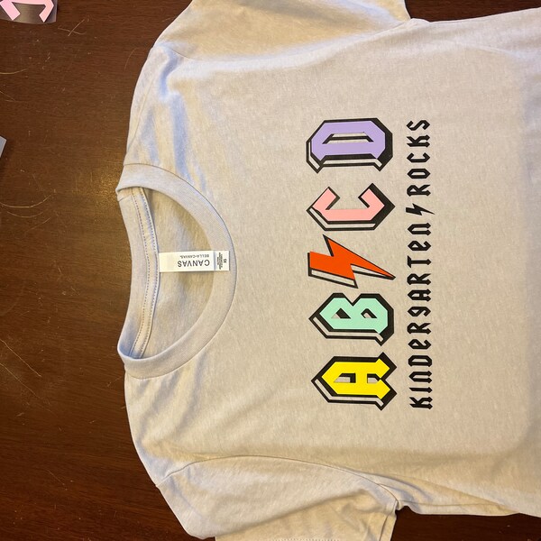 ABCD Kindergarten Rocks Svg, First Day of Kindergarten Svg, Kinder ...