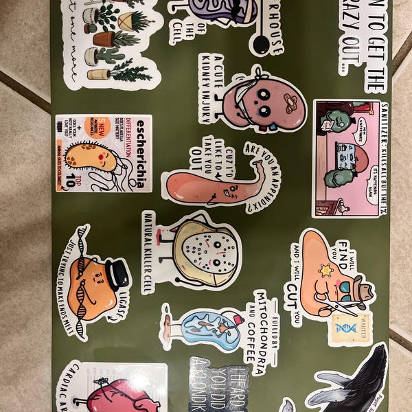 Make Your Own: STEM Sticker Pack | Science, Medical, Chemistry, Nursing ...