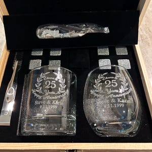 Personalized Engraved 11 Oz Whiskey Glass Your Custom Text Engraved for ...