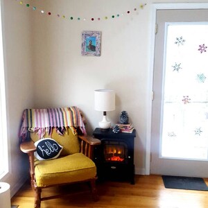 Boao 2 Pcs Wool Felt Ball Garland Colorful Felt Ball Pom Pom Garlands 9