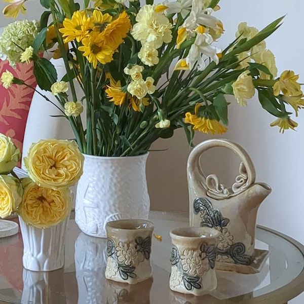 Trish McFerran Encaustic Art Bud Vase main image 1