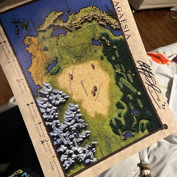 Map of Alagaësia Print - Color Barnes &amp; Noble Edition - Etsy