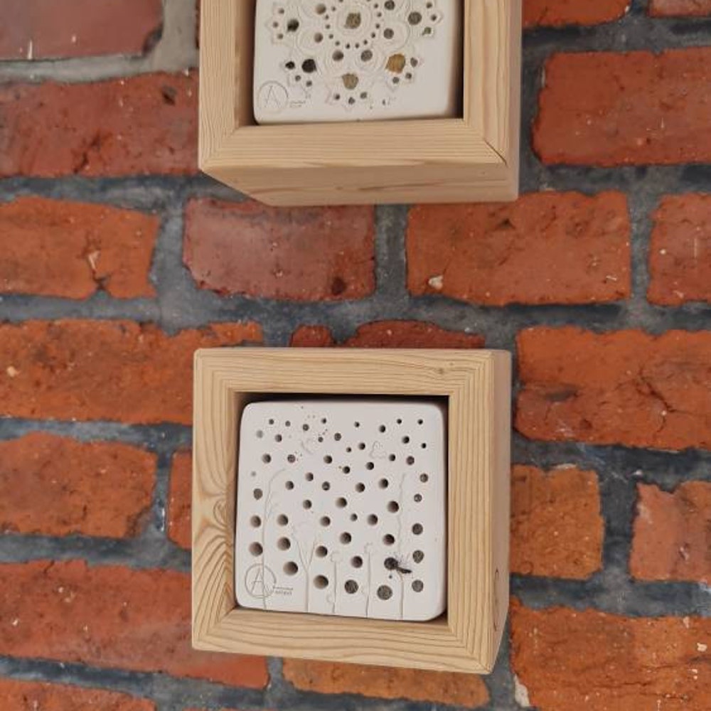 Bienensteine L im Lärchenholzrahmen