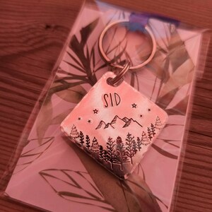 Stamped Keyring Work Colleague Gift Work Friend Custom | Etsy