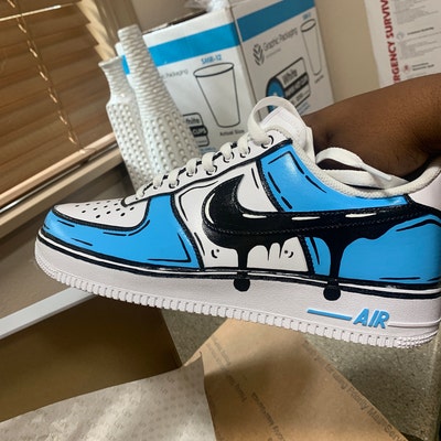 Custom Air Force 1 Sneakers Cartoon Drip Personalized Shoes Perfecr ...