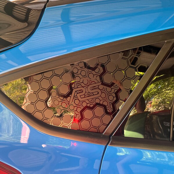 X2 Hexagons Ford Focus Corner Window Sticker, Decal. 2012-2018 - Etsy