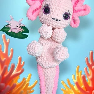 Lily the Axolotl Amigurumi Crochet Pattern (PDF) - Etsy