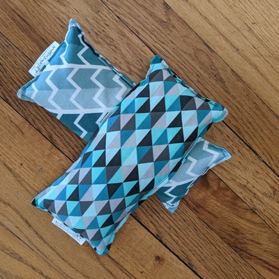 Headache &amp; Eye Rice Bag 4.5 X 10 Inches, Hot or Cold Therapy Pack, Teal ...