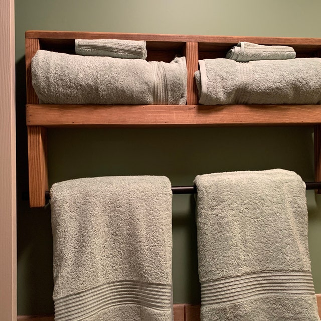 Nordic Spa Inspired I Farmhouse Towel Holder I Build It 4K 