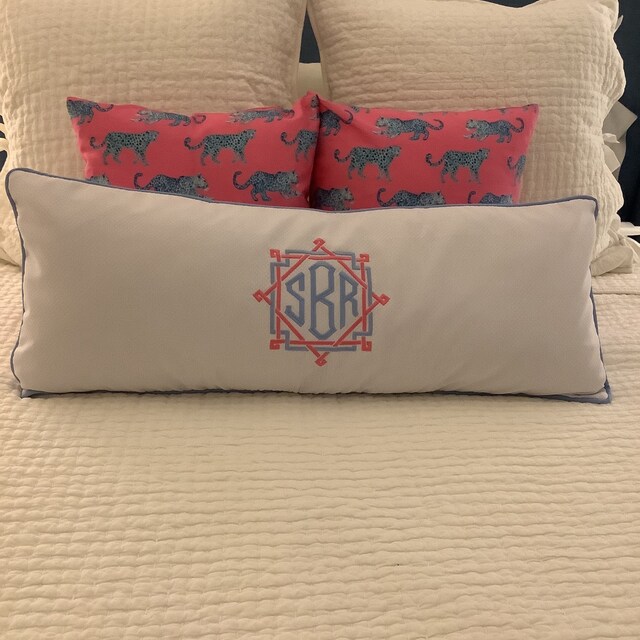 Monogrammed pillows etsy hotsell