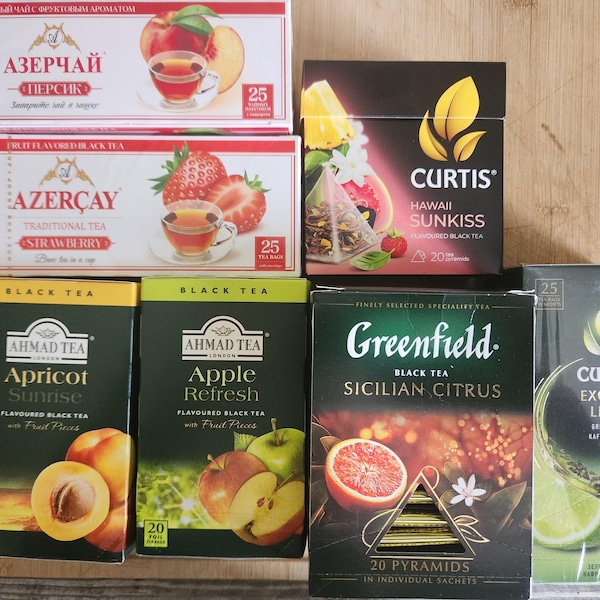 Azercay Black Tea With PEACH 25 Tea Bags Made in Azerbaijan Kosher ...