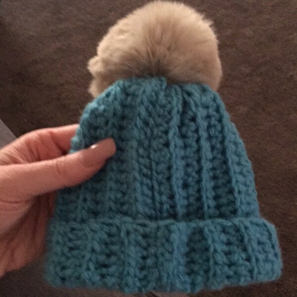 Easy Breezy Ribbed Beanie Crochet Pattern - PDF Digital Download ...