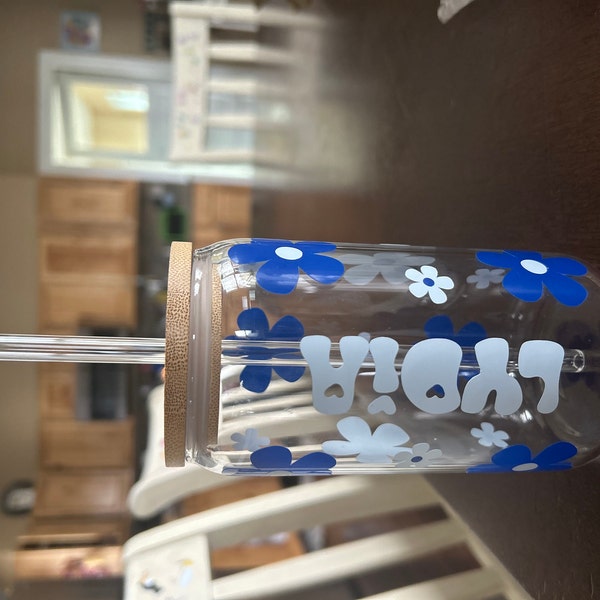 Literally Just A Girl L Glass Tumbler With Straw and Lid Lcute Cup Beer ...