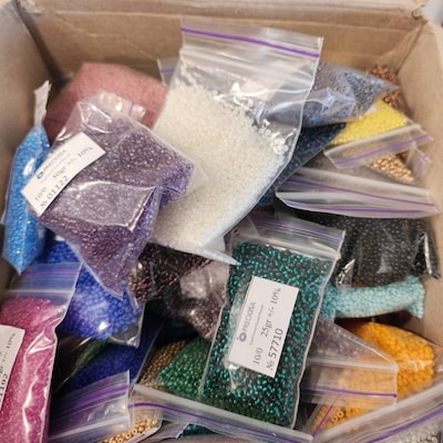 KIT to Make 150cm Pink Patchwork Necklace Bead Crochet Rope Pattern ...