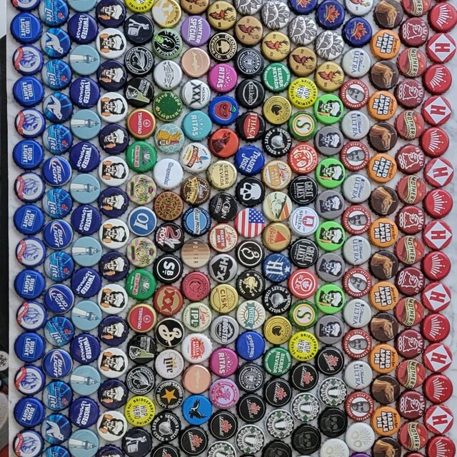 100 Beer Bottle Caps (((Uncrimped))) Best Mix Assorted & Mixed Crown Caps