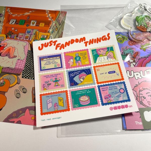 Asian Responsibilities Stamp Sticker Sheet - Etsy