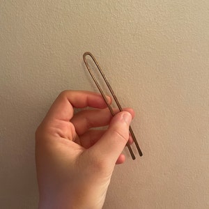 Hair Pin Set of 5, Metal Hair Holder Forks for Buns Updo Chignon