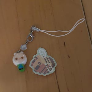 Finn and Jake Chibi Kawaii Handmade Clay Phone Charm - Etsy
