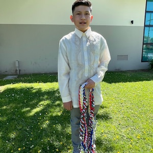 Modern filipiniana costume for male top