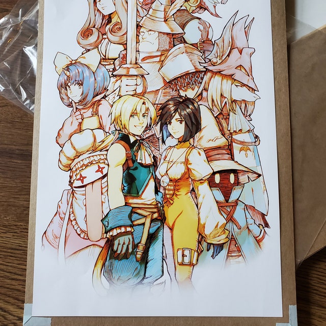 ファイナルファンタジーIX 9 プリントポスター - Etsy 日本