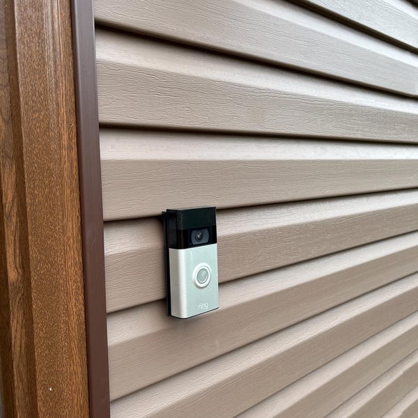 No Drill Clip on Vinyl Siding Mount for Ring Wired Doorbell Pro / Plus ...