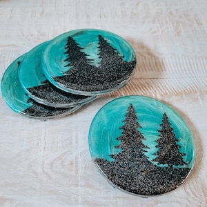 25 Blank Round Absorbent Stone Coasters With Cork Backing. 4.25 in ...