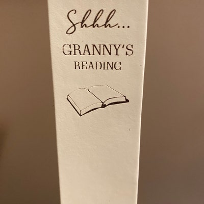 Personalised Engraved Leather Bookmark for Grandma Nana - Etsy