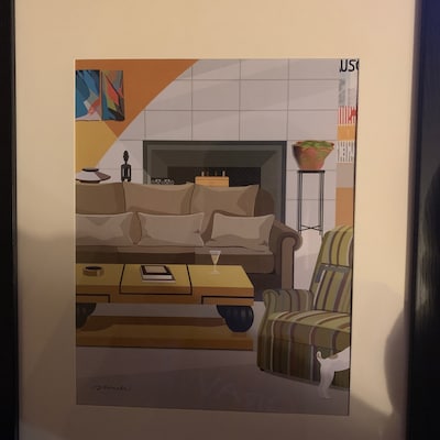 Frasier's Apartment Art Print TV Sitcom Frasier - Etsy Canada