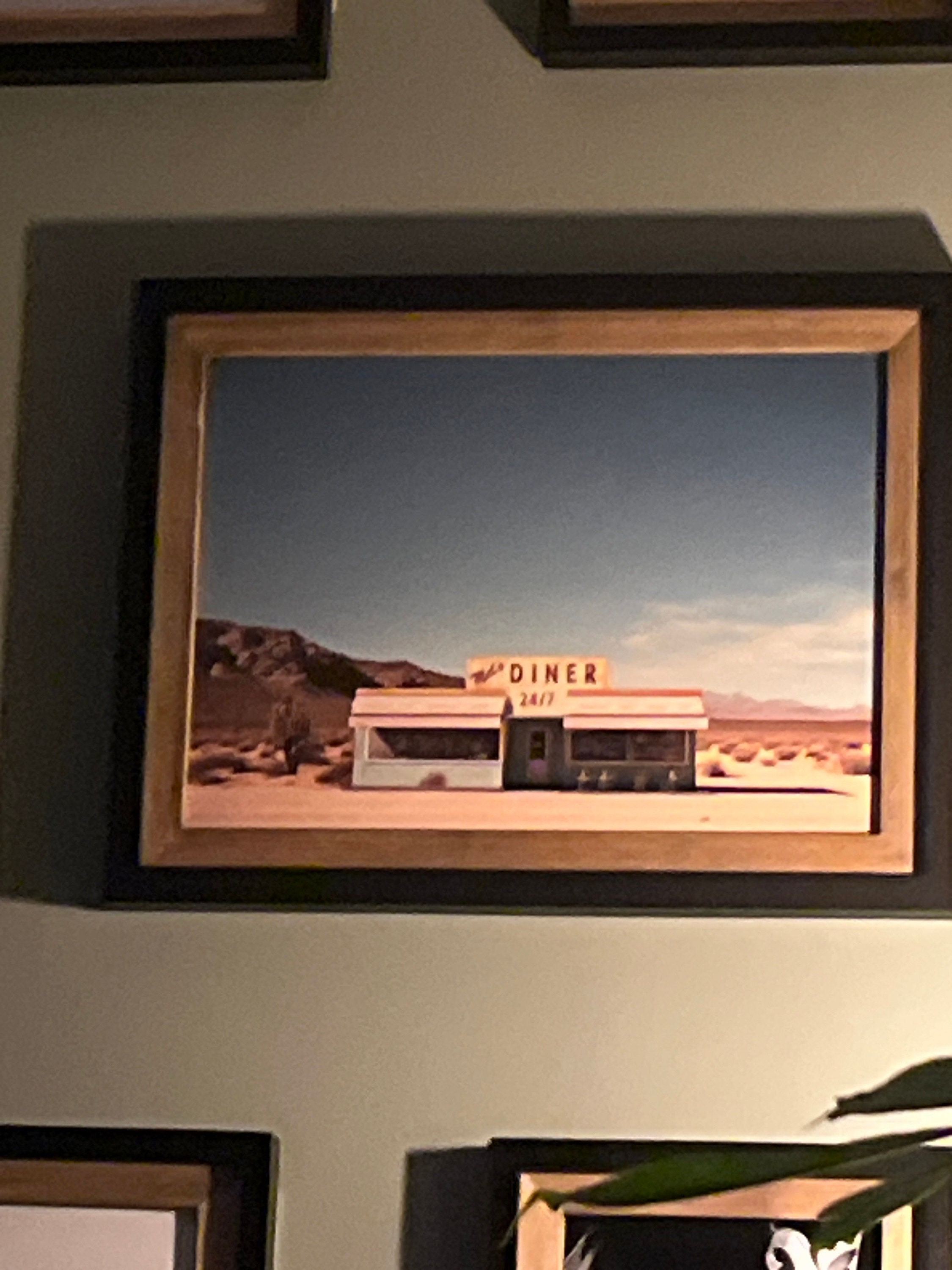 Roadside Remains #1 of 7 - Mel's Diner, Desert Landscape Art, Southwestern Decor, Western Wall Art, Photography Print, Vintage Retro Poster