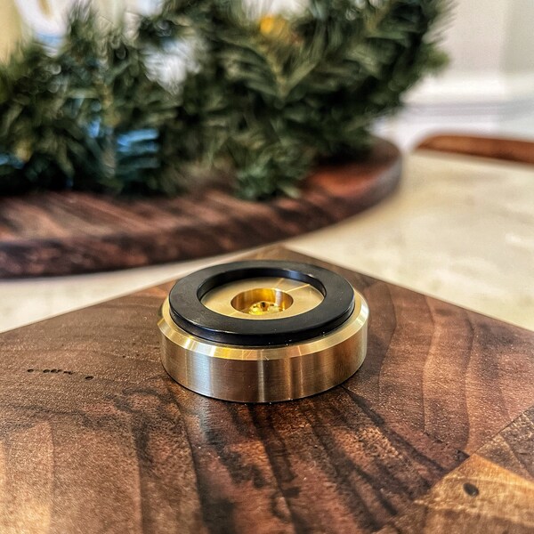 Brass Cutting Board Feet (small 1 Diameter