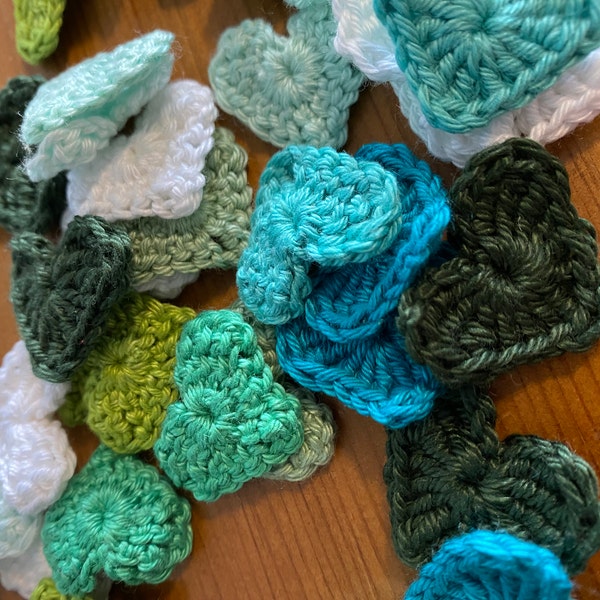 6 Applique Letters Crochet Applique 6 Crochet Letters Cardmaking