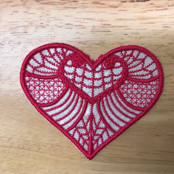 FSL Beautiful Hearts Free Standing Lace Machine Embroidery Designs - Etsy