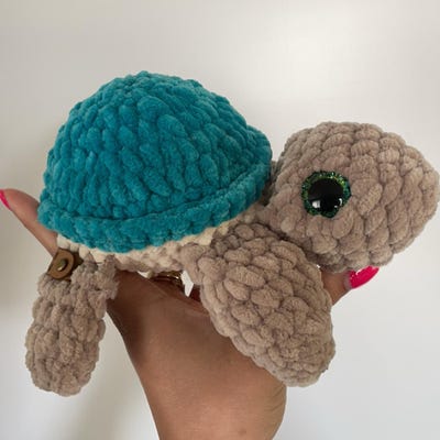 No Sew Sea Turtle Crochet Pattern, Crochet Turtle Amigurumi Pattern