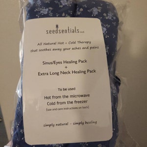 EXTRA LONG 30" Heated neck wrap + Gift set for mom + Relaxation gift + Birthday gift + Mother's Day gift + Great for migraines and arthritis