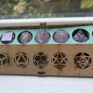 amethyst gemstone polyhedral dice amethyst gemstone polyhedral dice