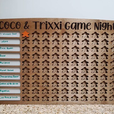 10x10 Game Tracker / Board Game Tracker / Game Challenge Board - Etsy