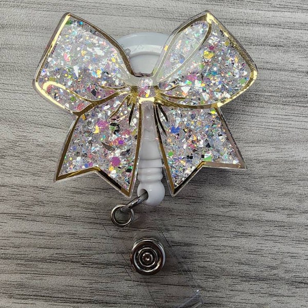 Bow Badge Reel, Cheer Bow, Cute Badge Reel, Nurse Badge Reel, Summer ...