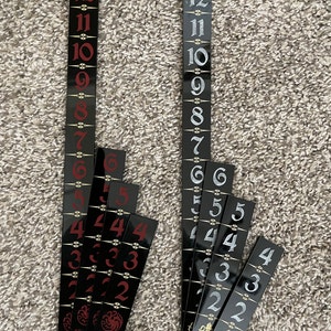 A Song of Ice and Fire Movement Sticks for ASOIAF Pick Your House 4 ...