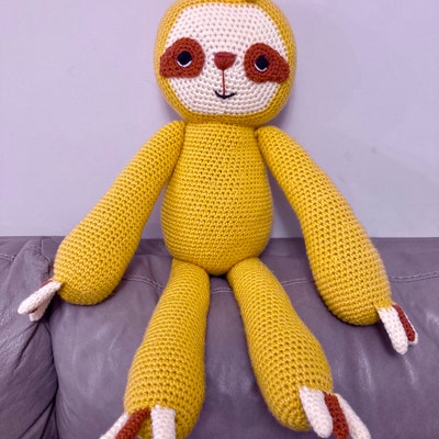 Jimmy the Sloth Crochet Pattern. Amigurumi Pattern PDF File. Instant ...