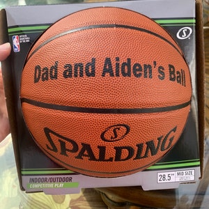 Customized Spalding TF250 Indoor Outdoor Basketball Size 29.5 28.5 o –  Sports Customs