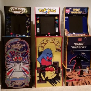 Arcade1up Cabinet Riser Graphics Space Invaders Graphic | Etsy