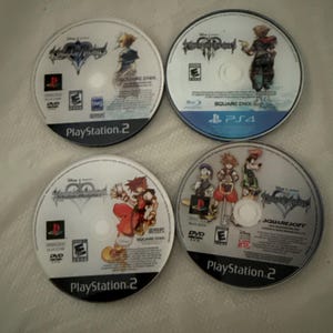 キングダム ハーツ アクリルコースター：ゲームディスクデザイン