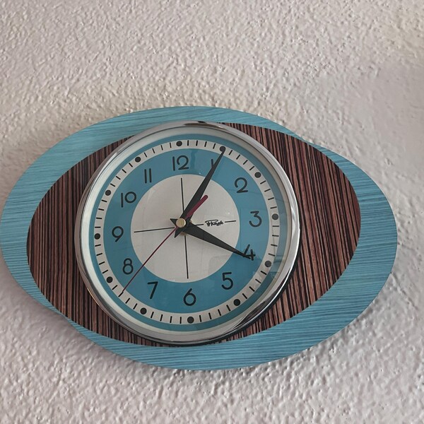 British Made 24 Inch Mid Century Style Starburst Clock by Royale 12 ...