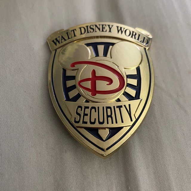 Disney Security Badge-mickey Mouse Enamel PIN - Etsy